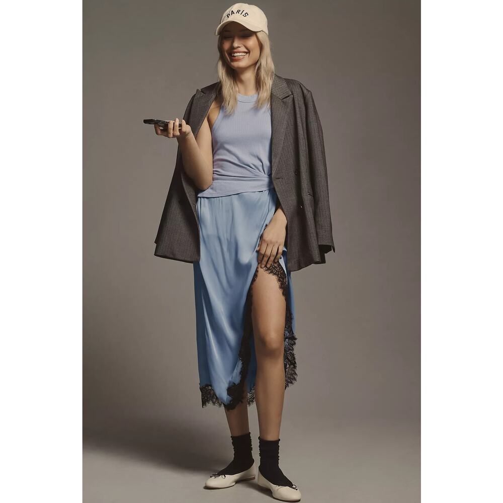 Anthropologie Twofer Midi Dress - New Medium - Picture 2 of 6